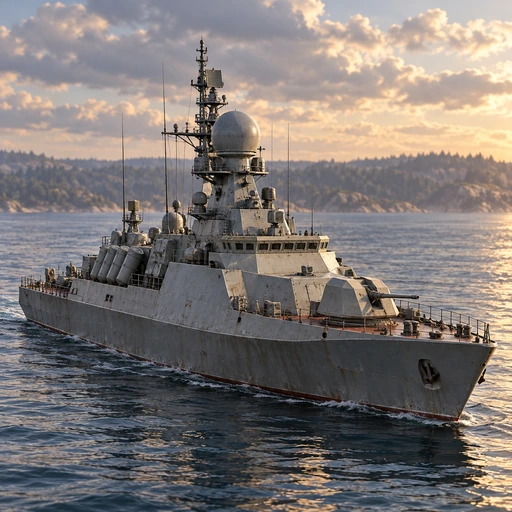 Buyan-M warship equipment illustration